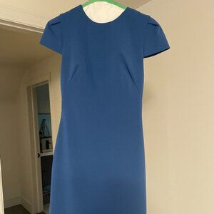 Alice + Olivia Blue Sheath Dress Size 0